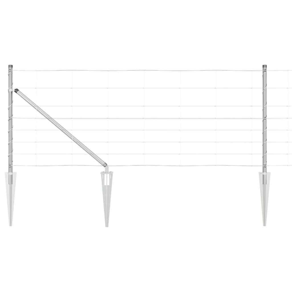 Plasă de teren 0.8 x 100 m din oțel galvanizat GartenMobel Dekor