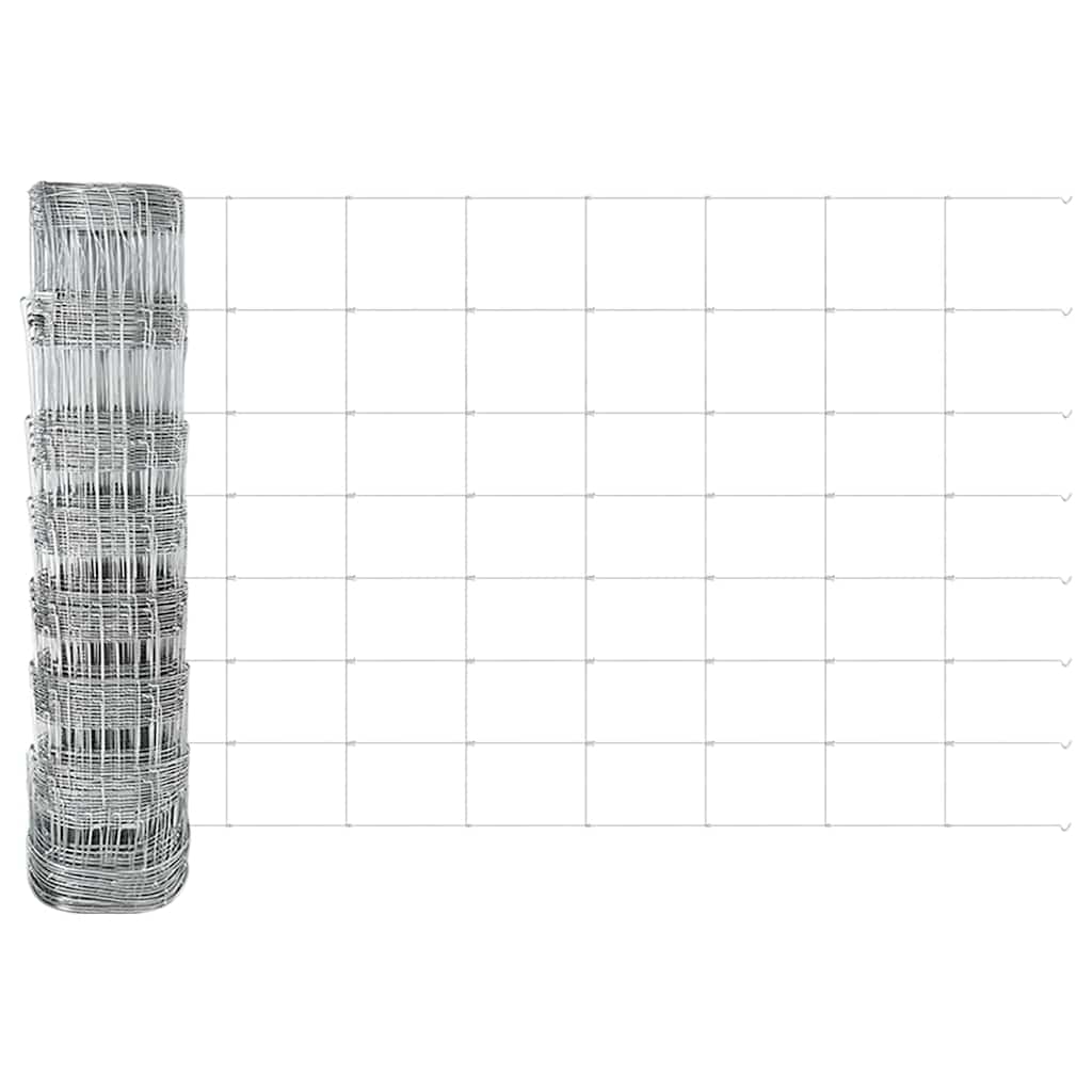 Gard de câmp 0.8x50 m din oțel zincat GartenMobel Dekor