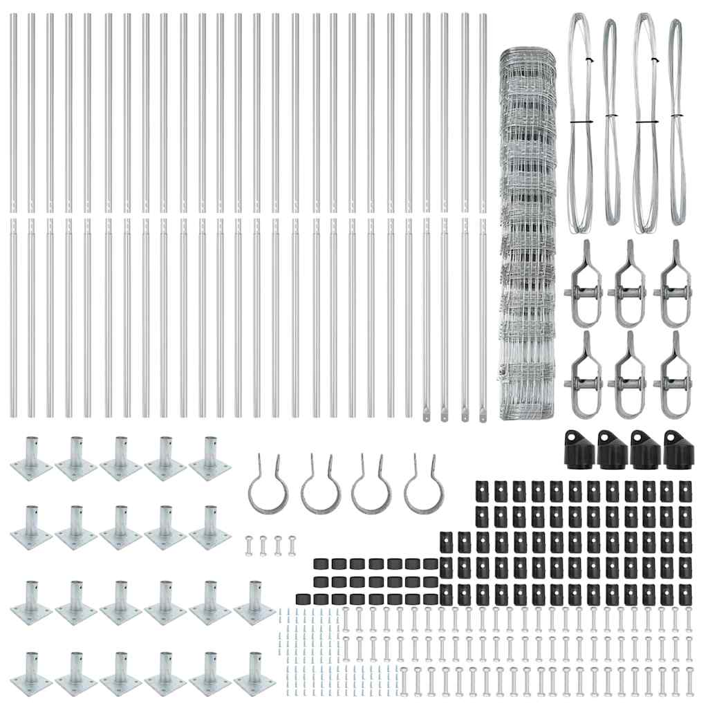 Gard de câmp 1.2x50 m din oțel zincat GartenMobel Dekor