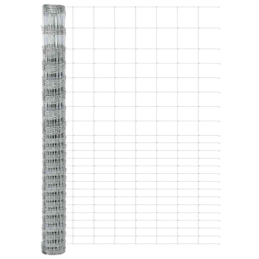 Gard de câmp 1.6x25 m din oțel galvanizat GartenMobel Dekor