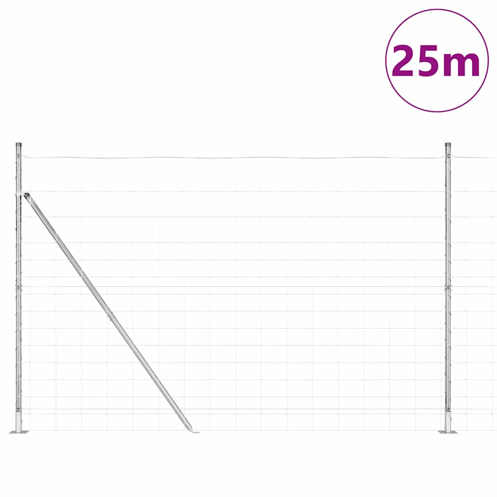 Gard de teren , 1.6 x 25 m, din oțel galvanizat GartenMobel Dekor