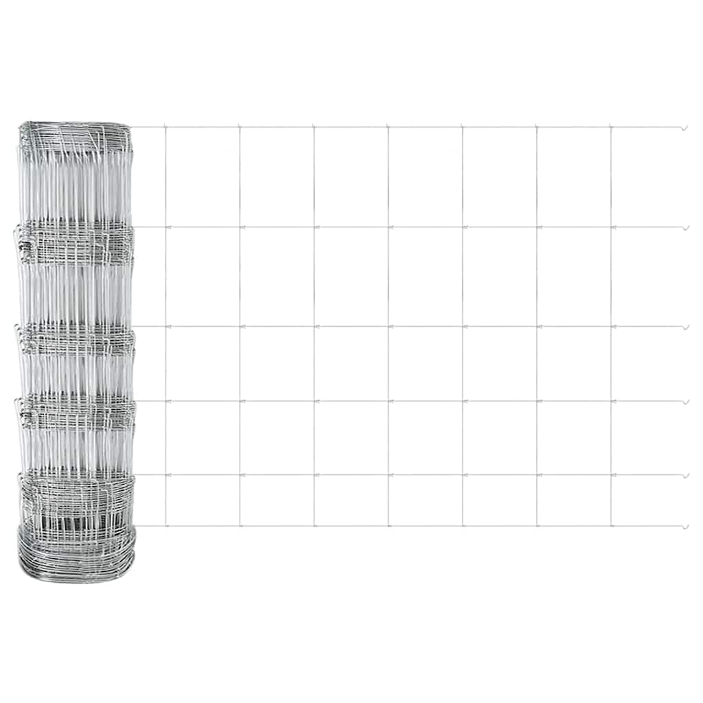 Gard de teren 0.8 x 100 m din oțel galvanizat GartenMobel Dekor