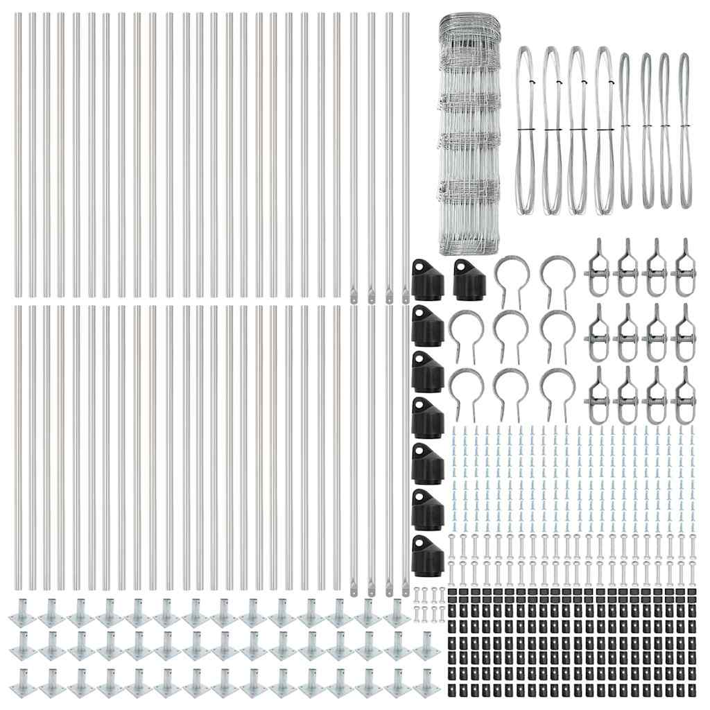 Gard de teren 0.8 x 100 m din oțel galvanizat GartenMobel Dekor