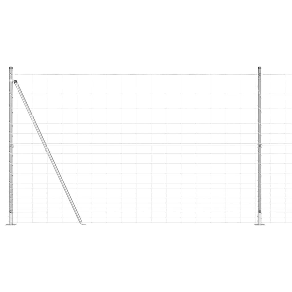 Gard de teren 1.5x25 m din oțel galvanizat GartenMobel Dekor