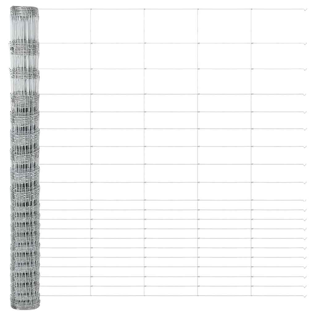 Gard de teren 1.6x25 m din oțel galvanizat GartenMobel Dekor