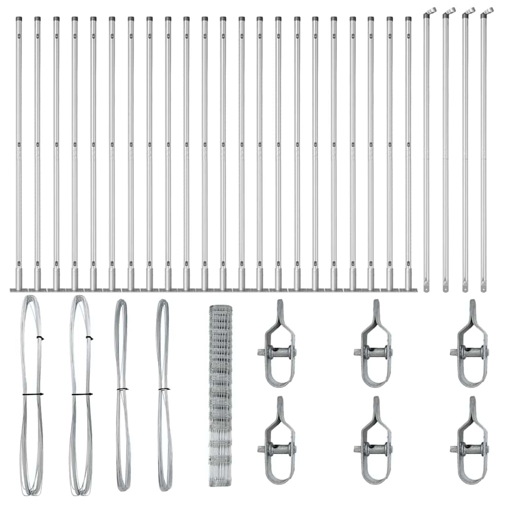 Plasă pentru pășune 1,5x50 m din oțel zincat GartenMobel Dekor