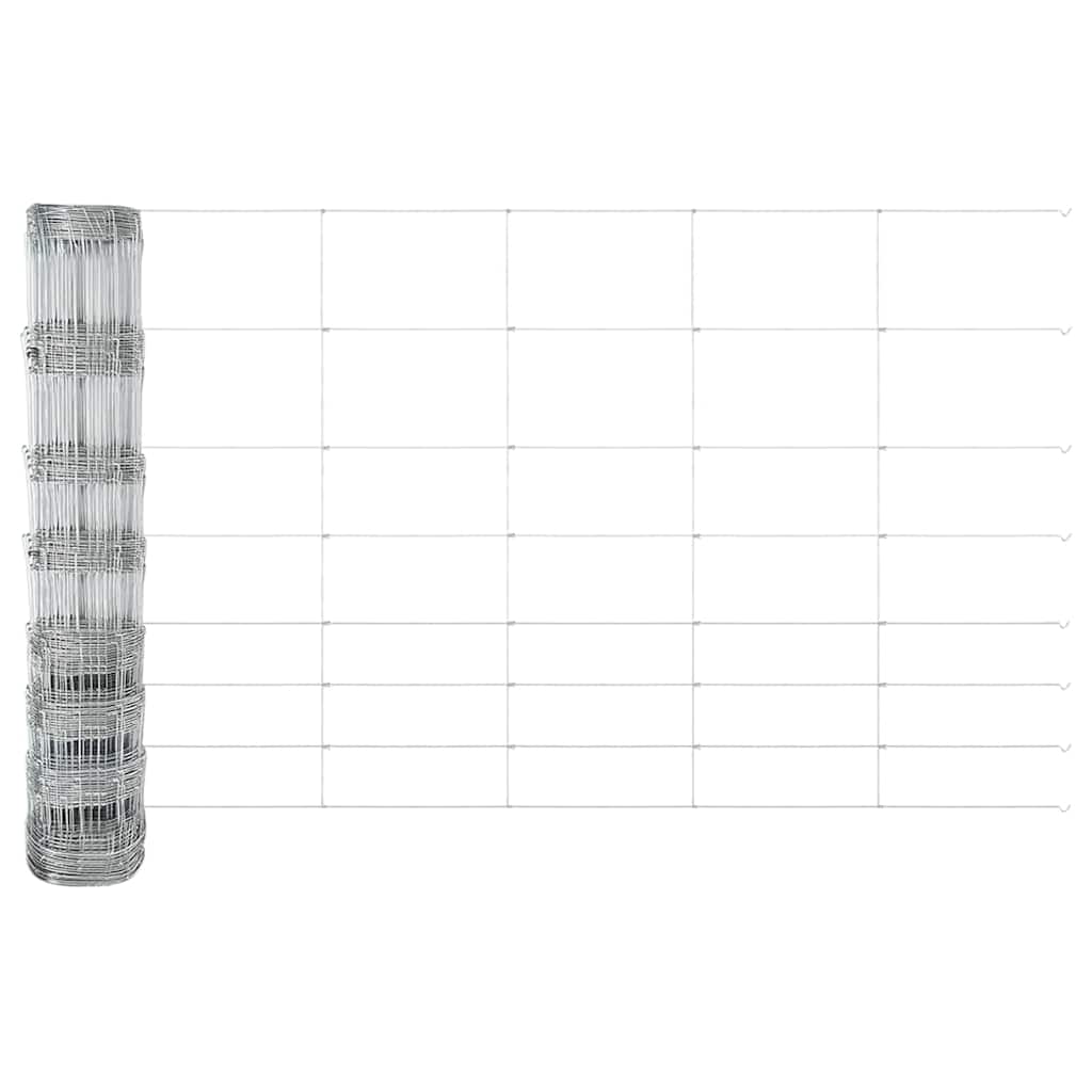 gard de câmp 1x50 m din oțel galvanizat GartenMobel Dekor