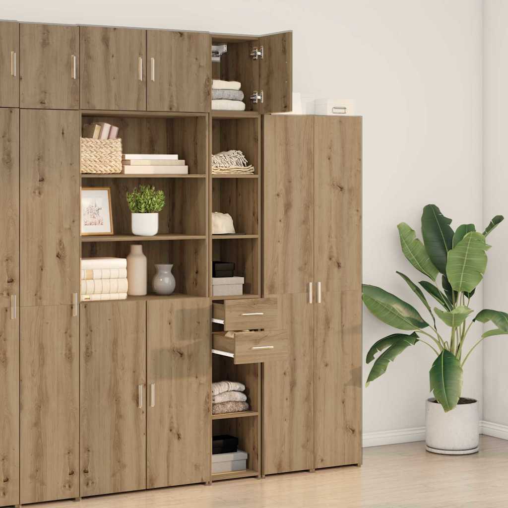 Cabinet de Stocare Subțire Stejar Artisan 30x42.5x225 cm Lemn Prelucrat GartenMobel Dekor
