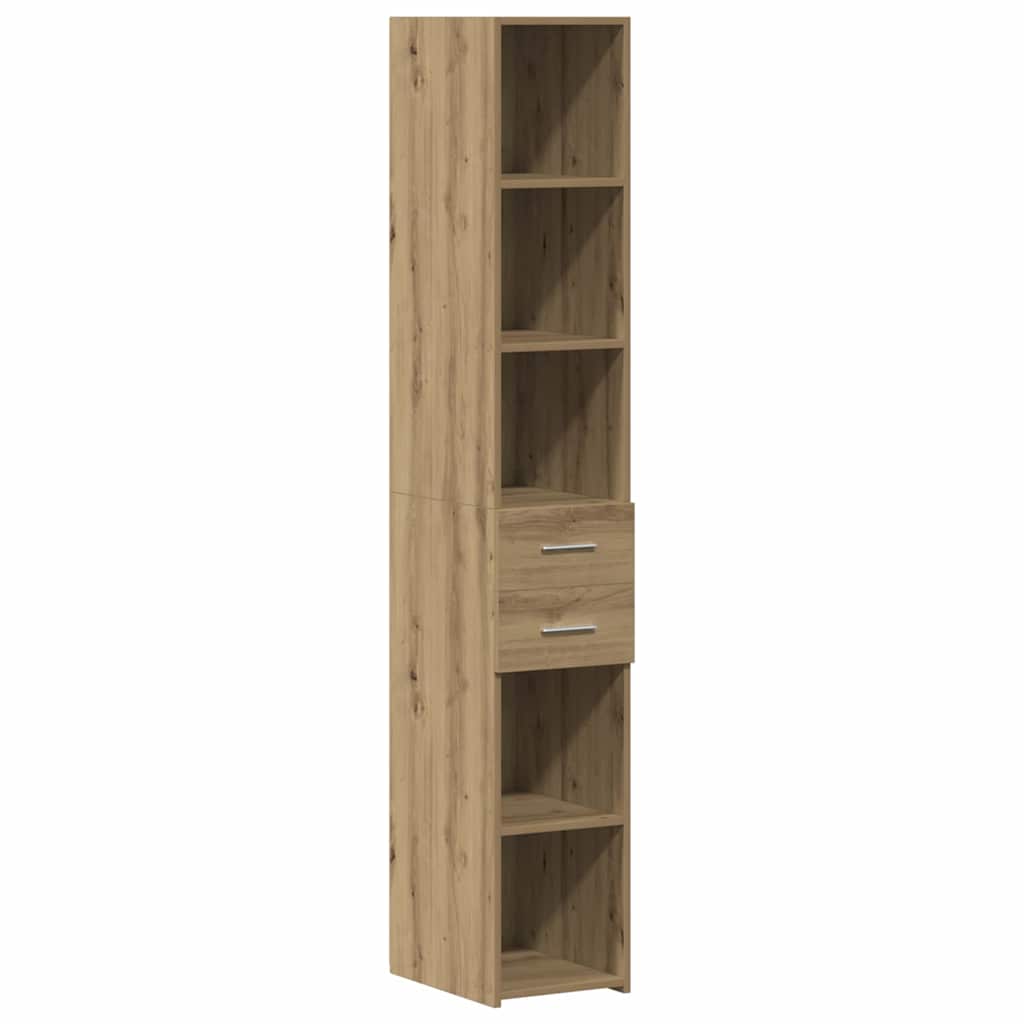 Cabinet de Stocare Subțire Stejar Artisan 30x42.5x225 cm Lemn Prelucrat GartenMobel Dekor
