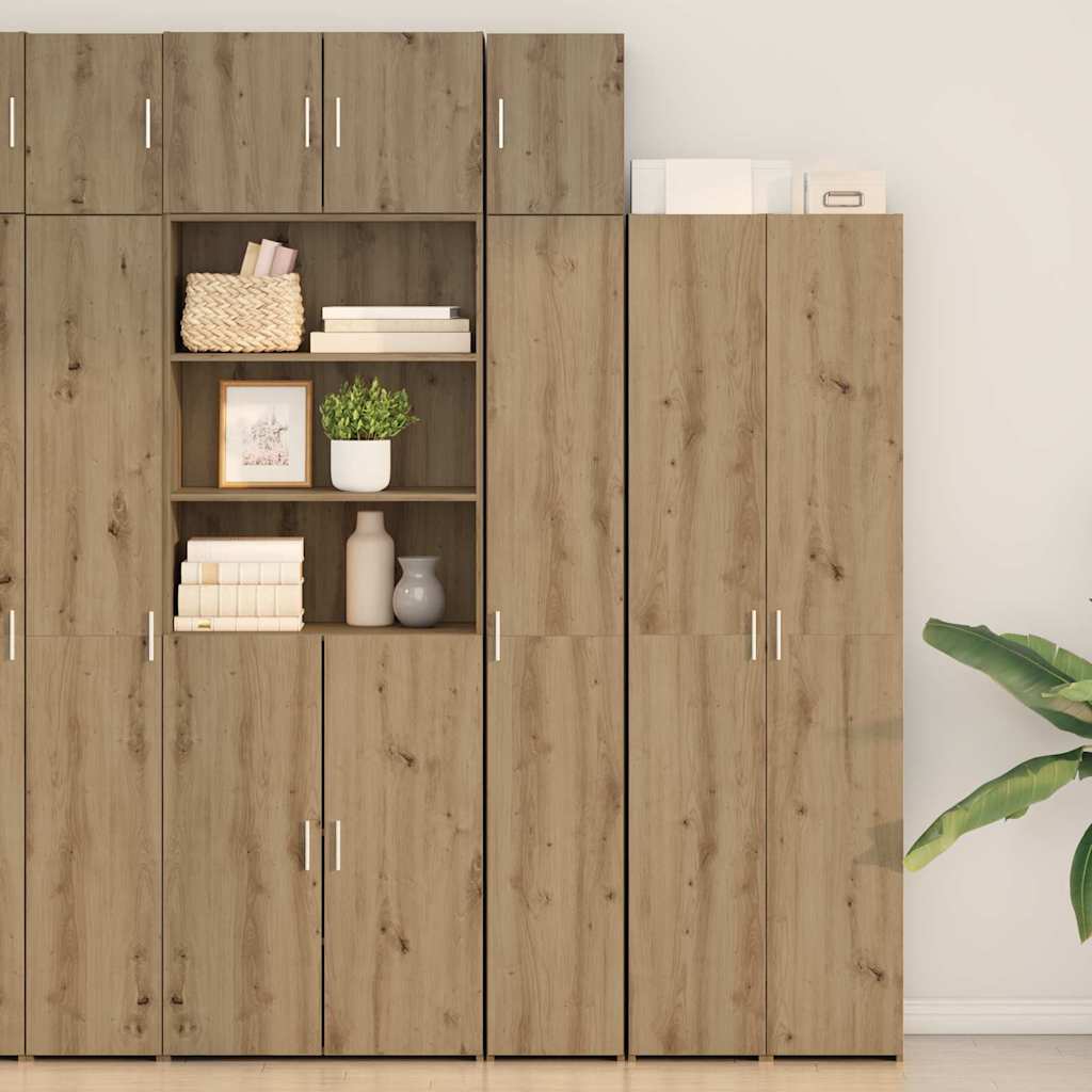 Dulap de Stocare Subțire Stejar 30x42.5x225 cm Lemn prelucrat GartenMobel Dekor