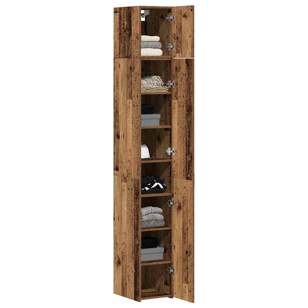 Cabinet slim  lemn vechi 30x42.5x225 cm GartenMobel Dekor