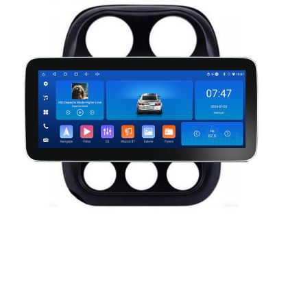 Navigatie Jeep Compass 2010-2016 Manual K-2500 Edotec 4+64 12.3 inch Incell 1K android Wifi 5Ghz gps internet 32 CarStore Technology