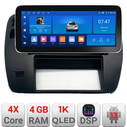 Navigatie Nissan Patrol 2000-2005 Edotec Incell 1K 12.3 inch 4+64 carplay android auto radio internet kit-patrol-old+EDT-E212-RK CarStore Technology