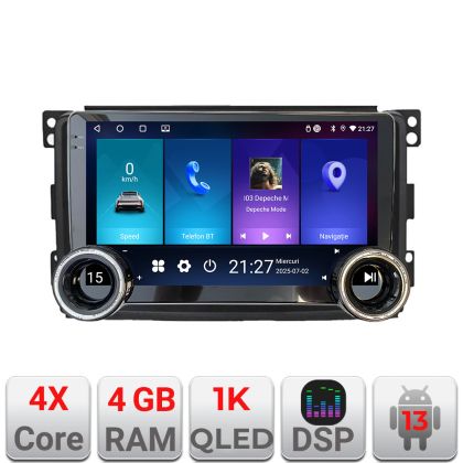 Navigatie Smart 2005-2010 Kit-smart05 Edotec  4+64 10.5 inch Incell 1K android Wifi 5Ghz gps internet CarStore Technology