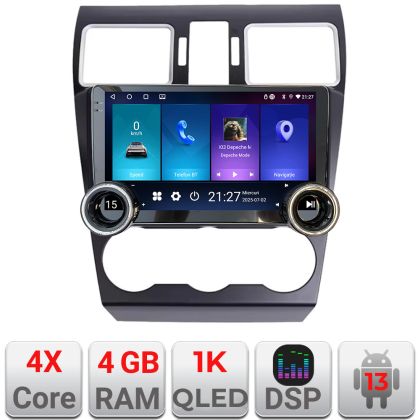 Navigatie Subaru Forester XV Edotec Incell 1K 10.5 inch  4+64 carplay android auto radio internet kit-062-2019+EDT-E211-RK CarStore Technology
