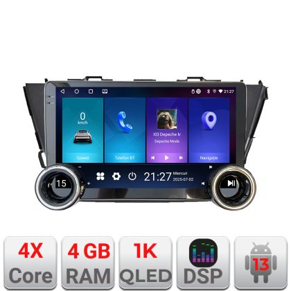 Navigatie Toyota Prius 5 PLus Kit-prius5-plus Edotec  4+64 10.5 inch Incell 1K android Wifi 5Ghz gps internet CarStore Technology