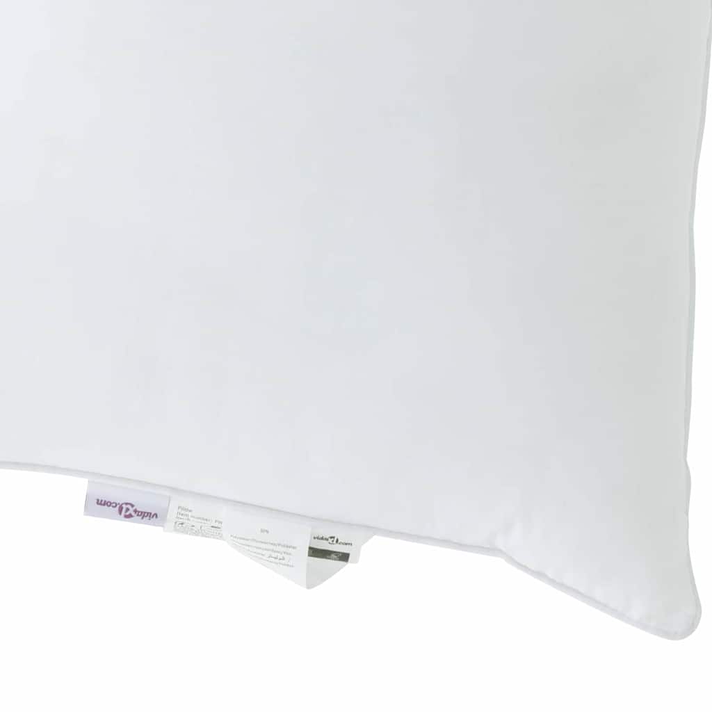 Duvet 2 în 1 cu pernă 2 pcs Alb 135 x 220 cm Microfibră GartenMobel Dekor