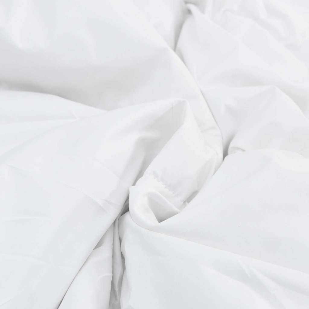 Duvet 2 în 1 cu pernă 2 pcs Alb 135 x 220 cm Microfibră GartenMobel Dekor