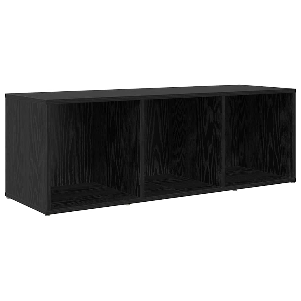 Set dulap TV 3 pcs Negru 107 x 35 x 37 cm Lemn compozit GartenMobel Dekor