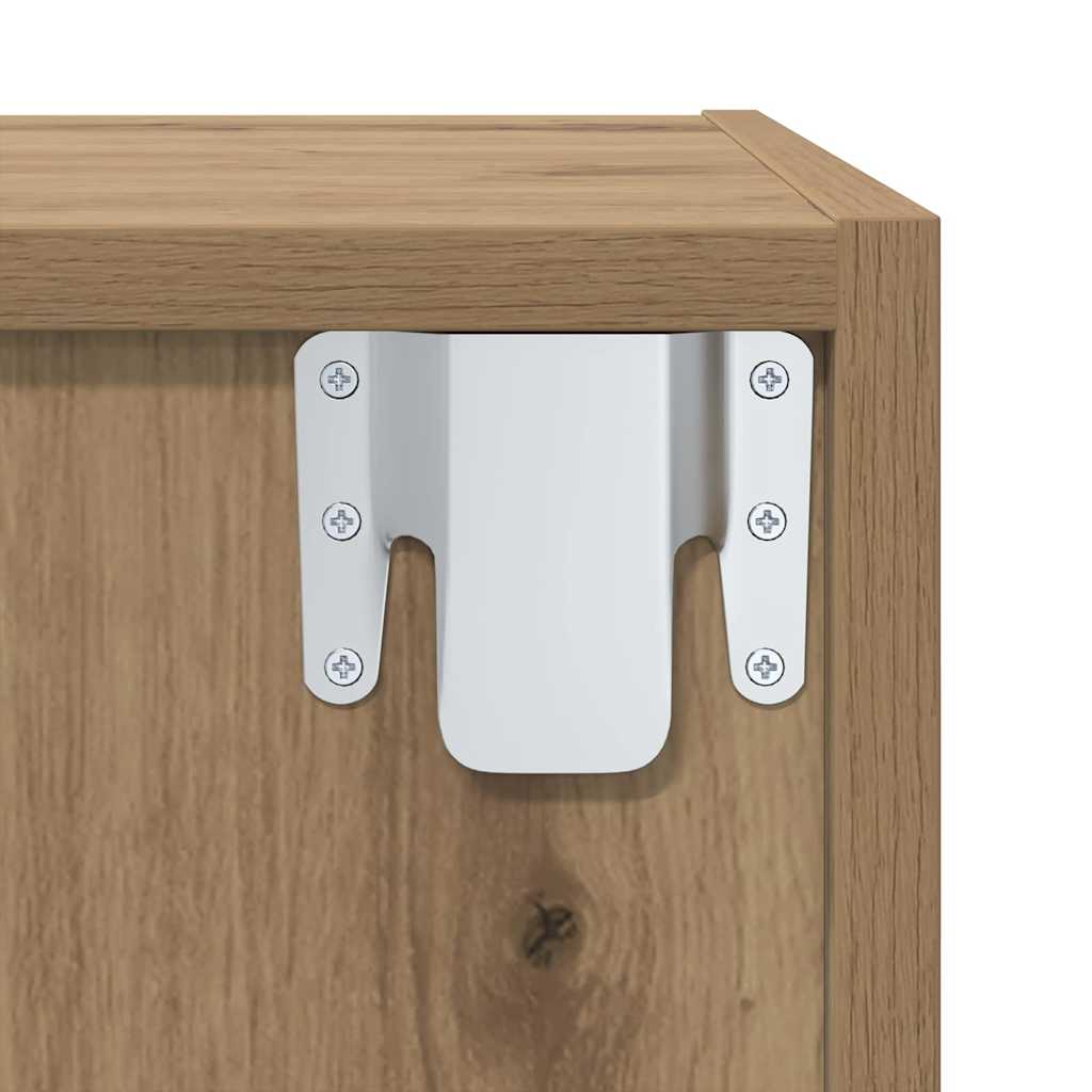Șifonieri pentru TV montate pe perete 2 pcs stejar artizanal GartenMobel Dekor