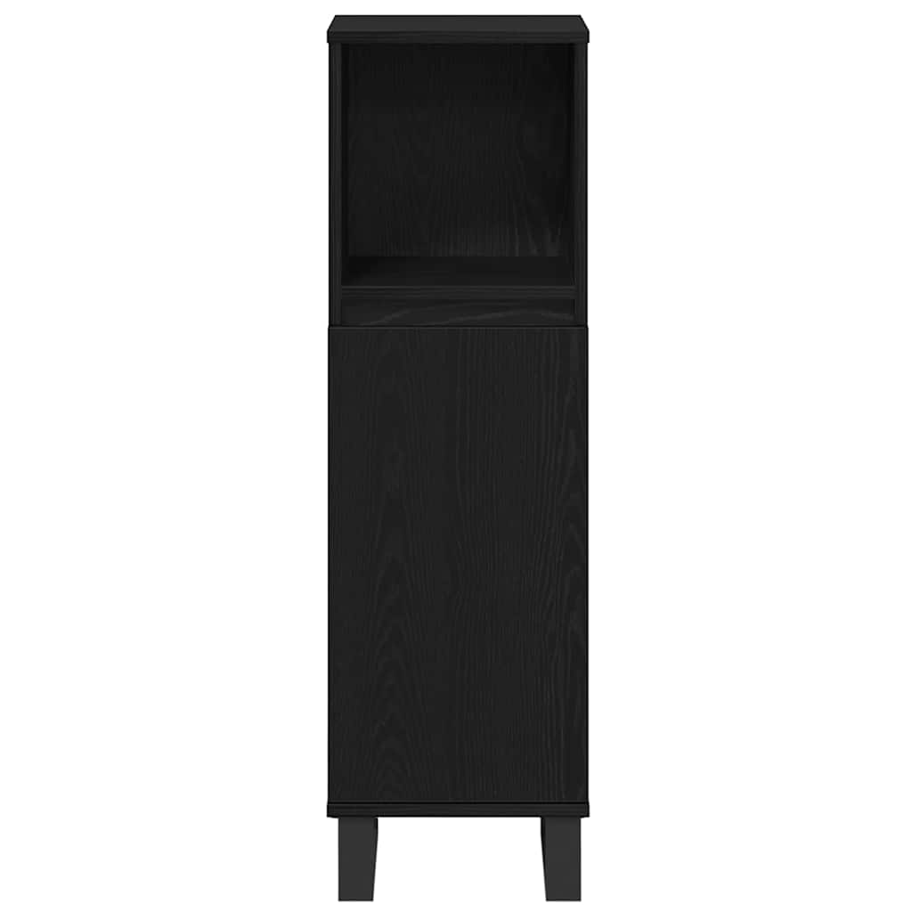 Set Mobilier Baie  3 piese Stejar Negru Lemn Prelucrat GartenMobel Dekor