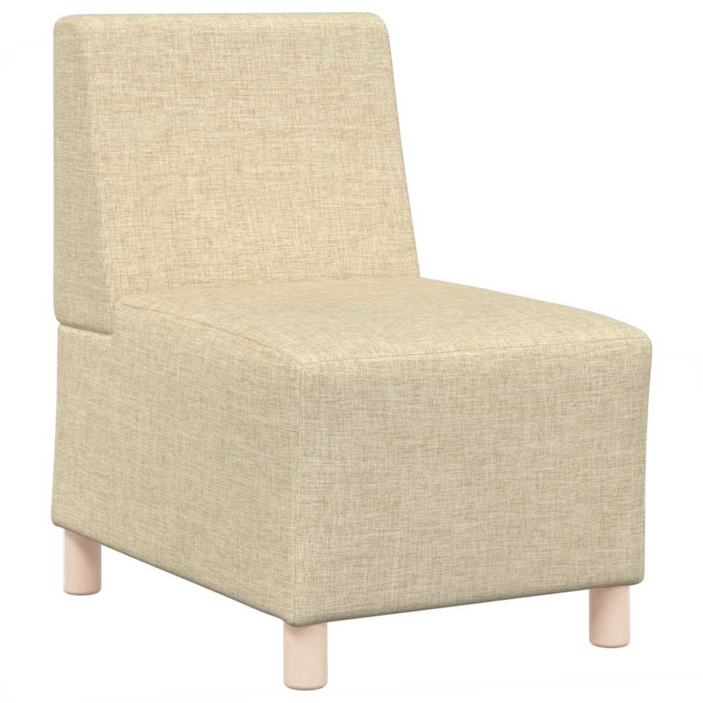 Scaun canapea gri deschis 55 cm fabric 2 pcs Crem GartenMobel Dekor