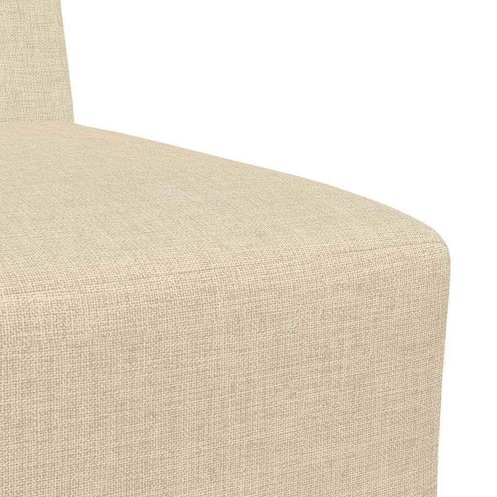 Scaun canapea gri deschis 55 cm fabric 2 pcs Crem GartenMobel Dekor