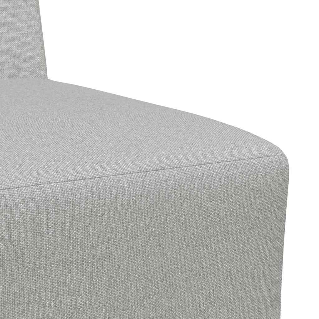 Scaun canapea gri deschis 55 cm fabric 2 pcs Gri de nor GartenMobel Dekor
