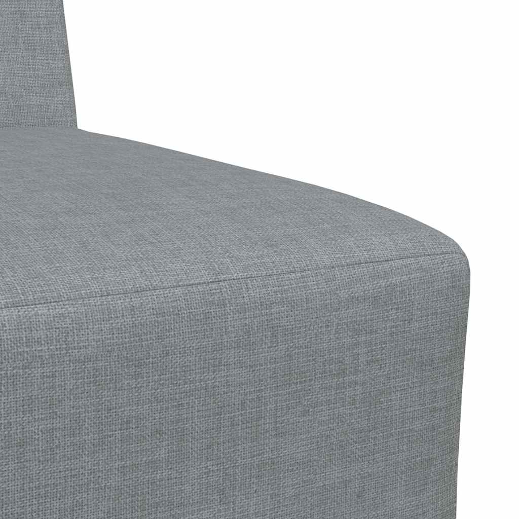 Scaun canapea gri deschis 55 cm fabric 2 pcs Gri deschis GartenMobel Dekor