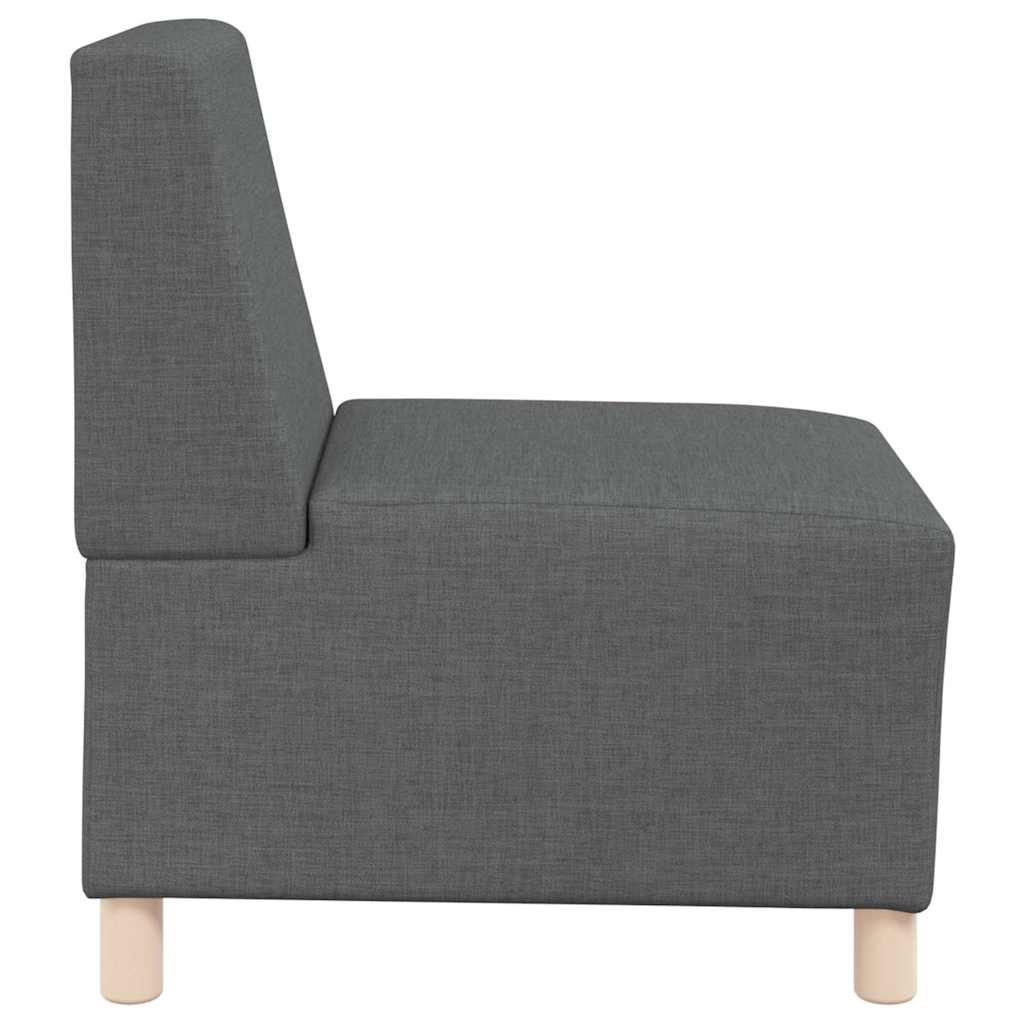 Scaun canapea gri deschis 55 cm fabric 2 pcs Gri închis GartenMobel Dekor