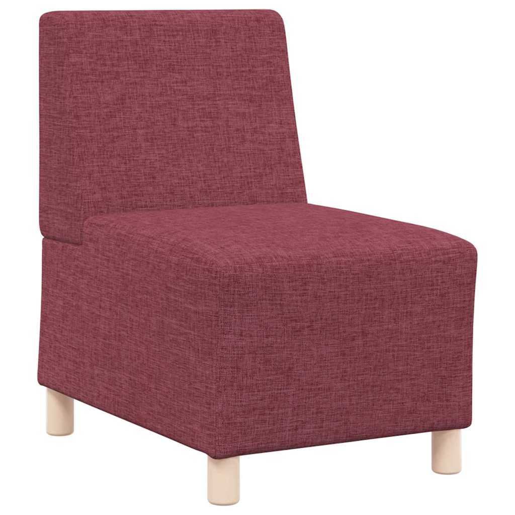 Scaun canapea gri deschis 55 cm fabric 2 pcs Roșu GartenMobel Dekor