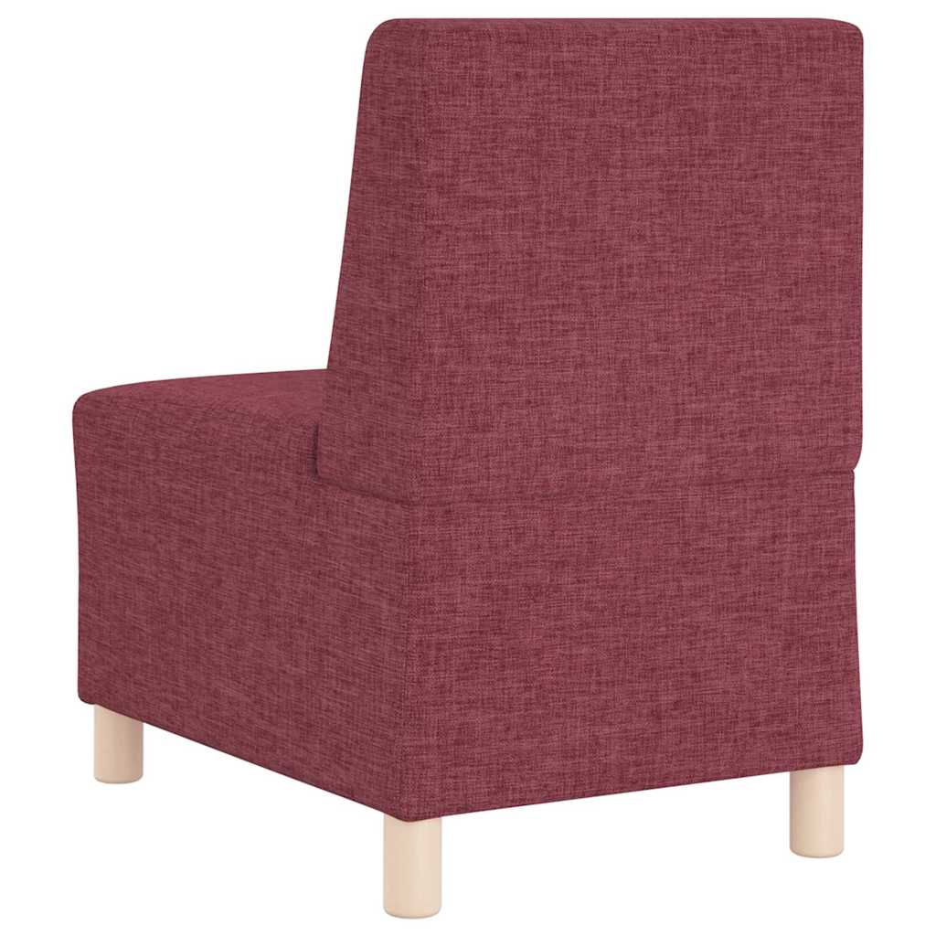 Scaun canapea gri deschis 55 cm fabric 2 pcs Roșu GartenMobel Dekor