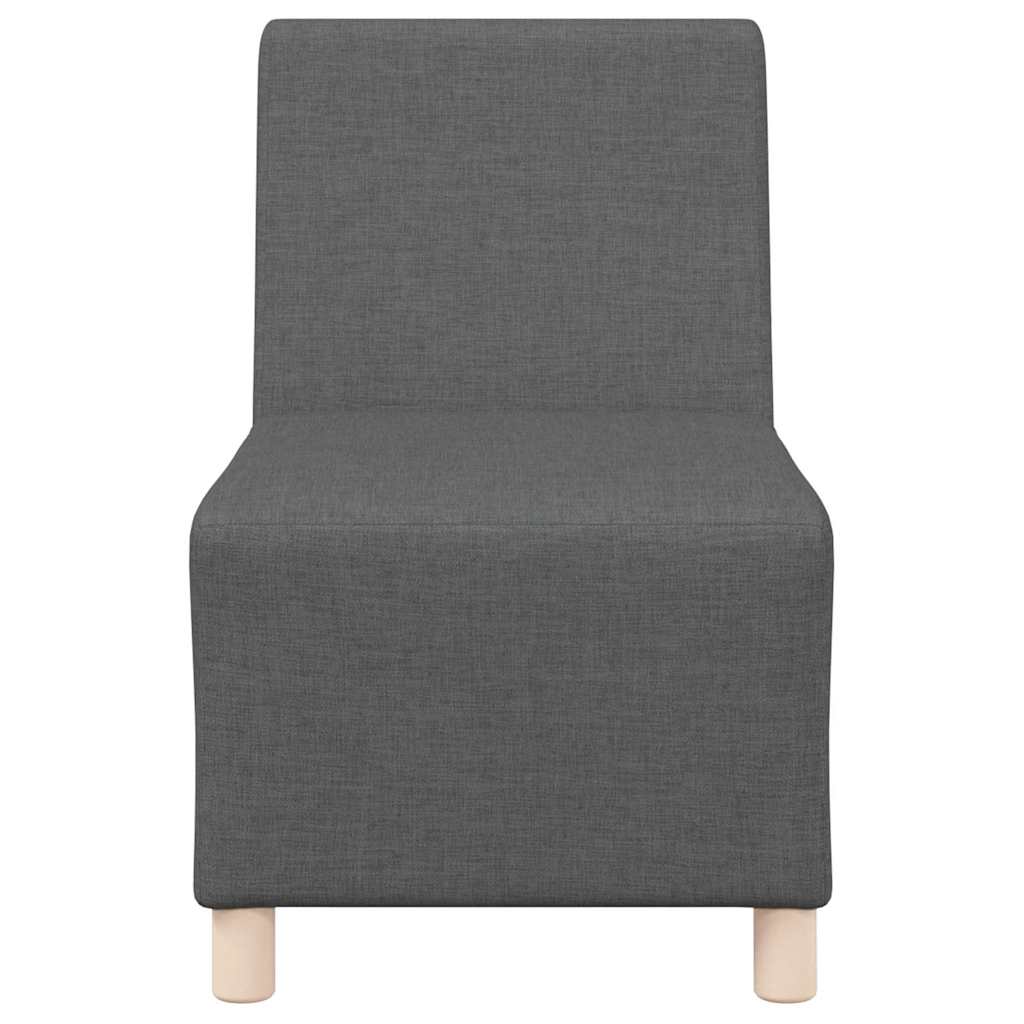 Scaun canapea gri deschis 55 cm fabric 3 pcs Gri închis GartenMobel Dekor