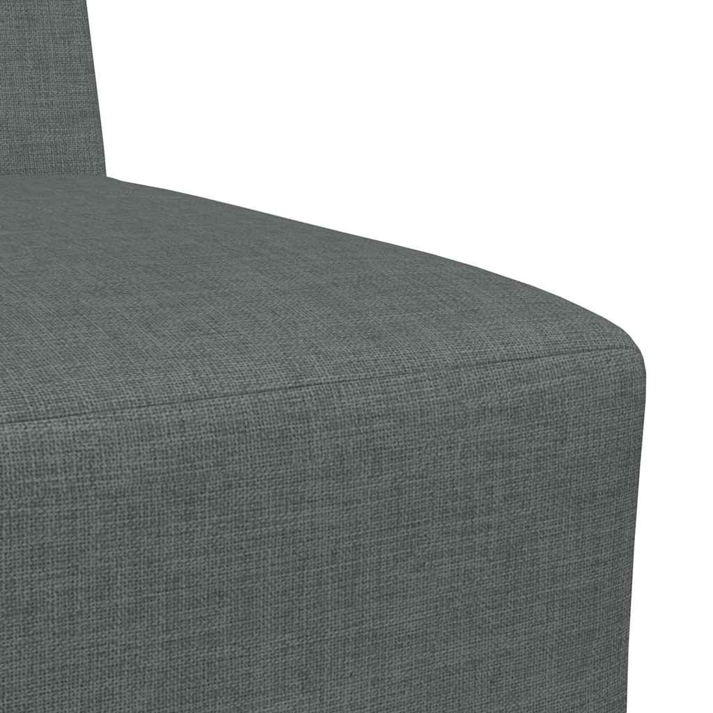 Scaun canapea gri deschis 55 cm fabric 3 pcs Gri închis GartenMobel Dekor