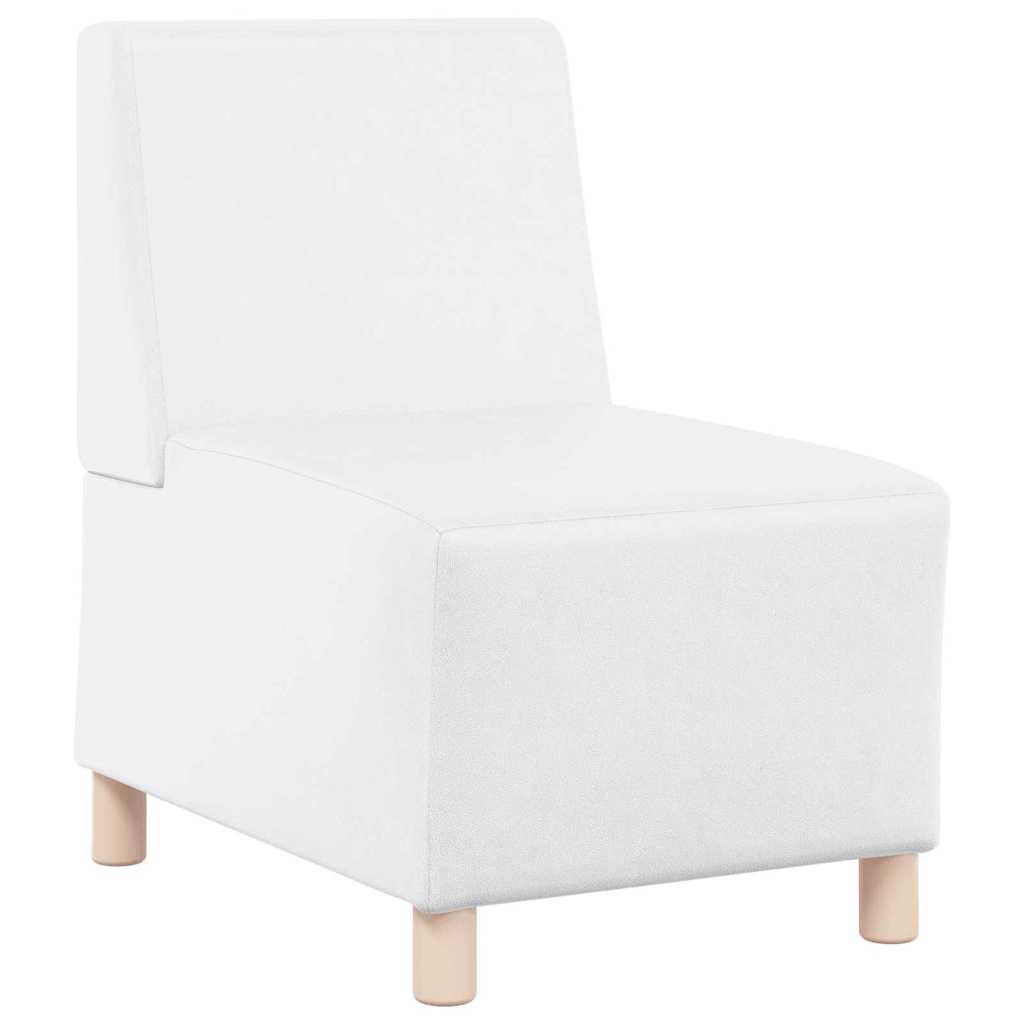Scaune canapea 2 pcs Alb 55 x 74 x 82 cm Piele artificială GartenMobel Dekor