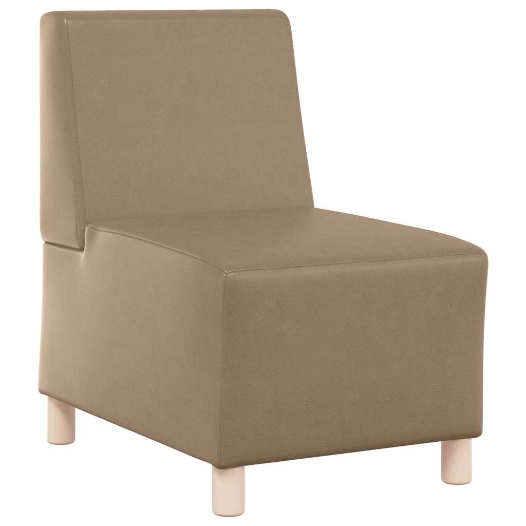Scaune canapea 2 pcs Cappuccino 55 x 74 x 82 cm GartenMobel Dekor