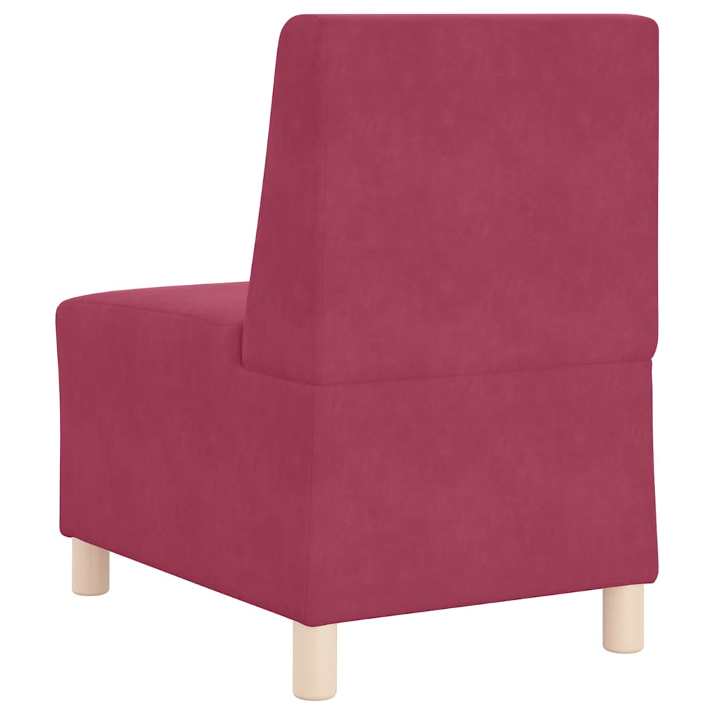 Scaune canapea 2 pcs bordo 55 x 74 x 82 cm Catifea GartenMobel Dekor