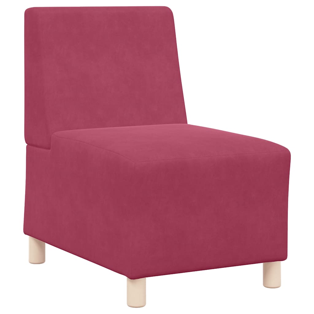 Scaune canapea 2 pcs bordo 55 x 74 x 82 cm Catifea GartenMobel Dekor
