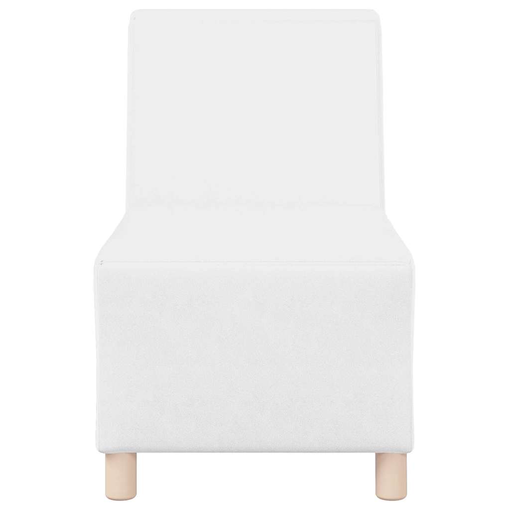Scaune canapea 3 pcs Alb 55 x 74 x 82 cm Piele artificială GartenMobel Dekor