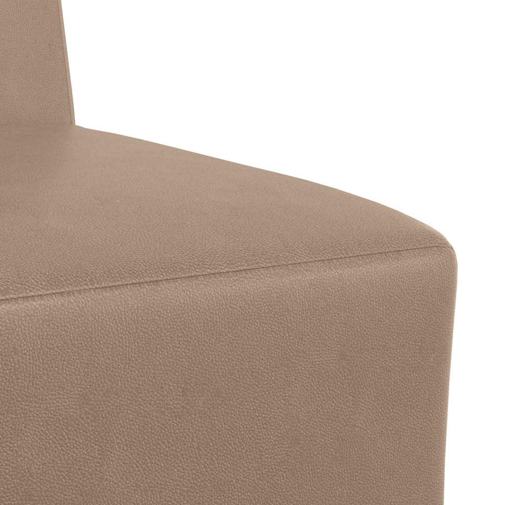 Scaune canapea 3 pcs Cappuccino 55 x 74 x 82 cm GartenMobel Dekor