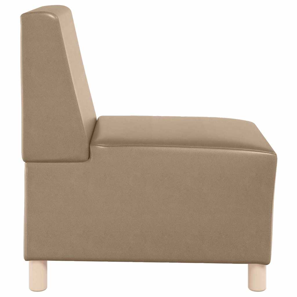 Scaune canapea 3 pcs Cappuccino 55 x 74 x 82 cm GartenMobel Dekor