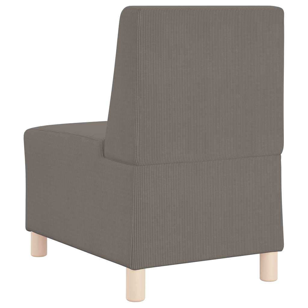 Sofa Chiar 2 pcs Gri deschis 55 x 74 x 82 cm GartenMobel Dekor