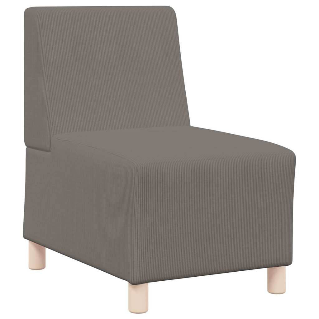 Sofa Chiar 2 pcs Gri deschis 55 x 74 x 82 cm GartenMobel Dekor