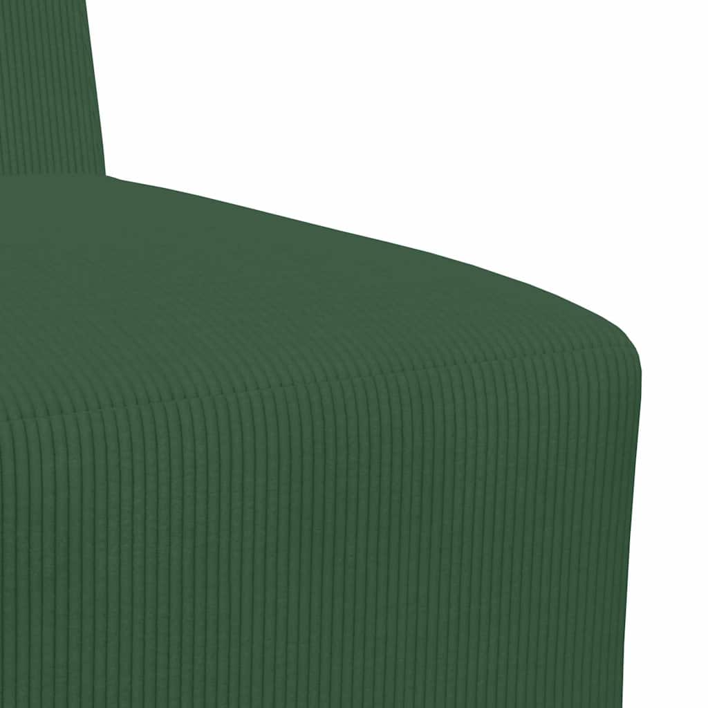 Sofa Chiar 2 pcs Verde junglă 55 x 74 x 82 cm GartenMobel Dekor