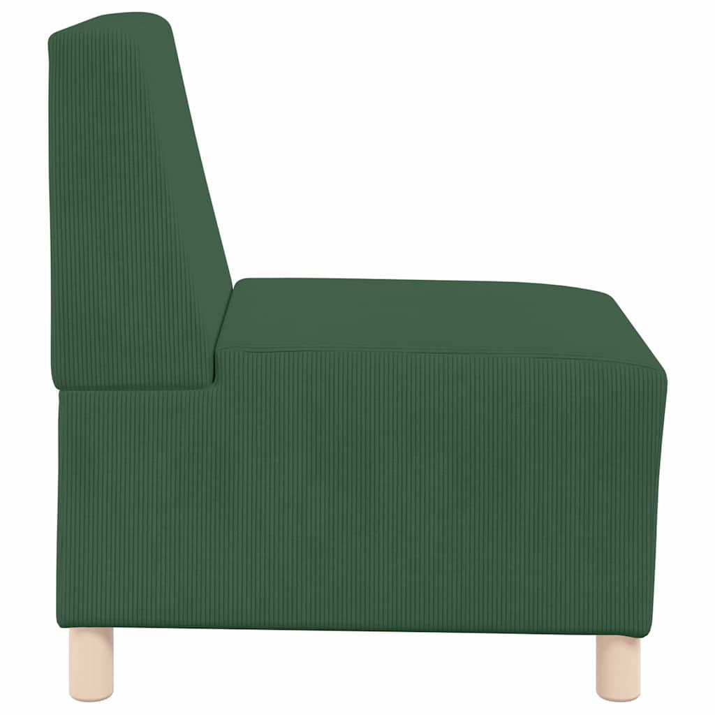 Sofa Chiar 2 pcs Verde junglă 55 x 74 x 82 cm GartenMobel Dekor