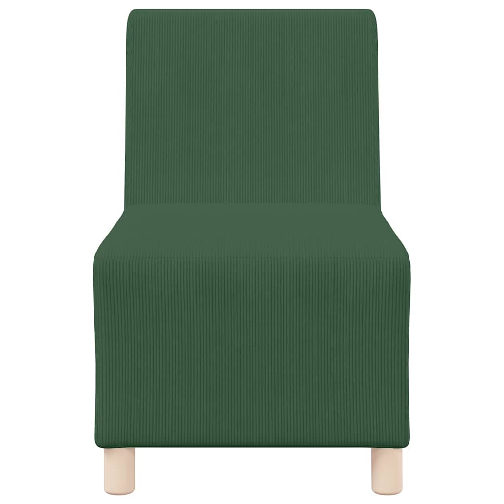 Sofa Chiar 2 pcs Verde junglă 55 x 74 x 82 cm GartenMobel Dekor