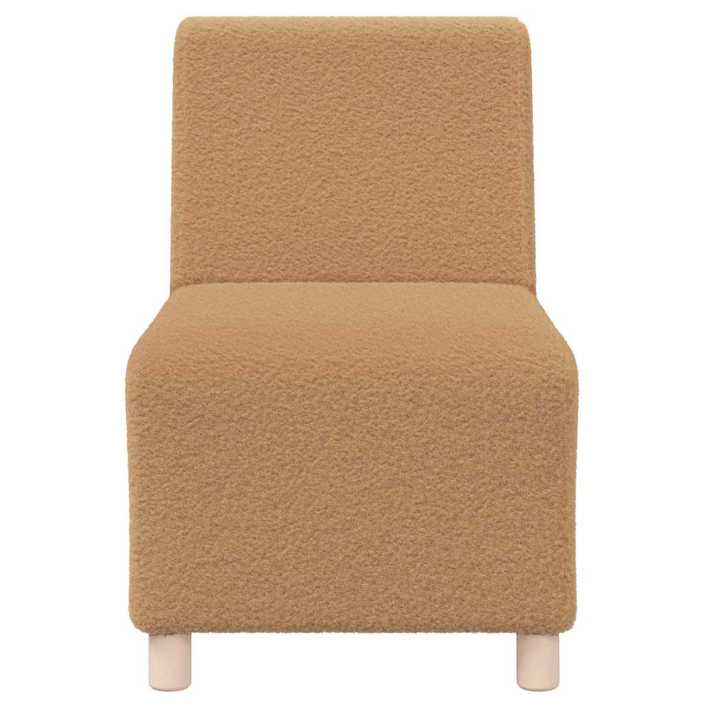 Sofa Chiar 3 pcs Bej 55 x 74 x 82 cm Țesătură de catifea GartenMobel Dekor