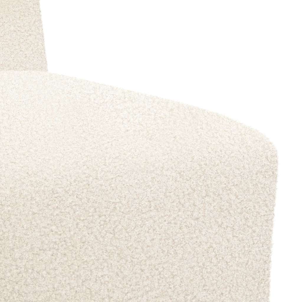 Sofa Chiar 3 pcs Crem 55 x 74 x 82 cm Țesătură de catifea GartenMobel Dekor