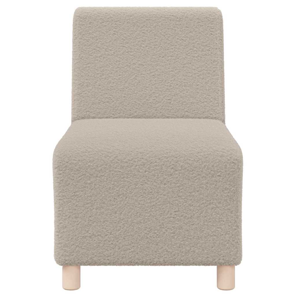 Sofa Chiar 3 pcs Gri deschis 55 x 74 x 82 cm GartenMobel Dekor