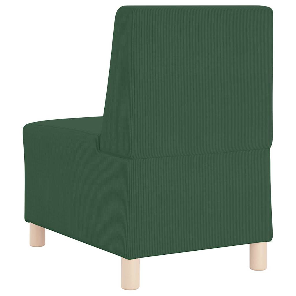 Sofa Chiar 3 pcs Verde junglă 55 x 74 x 82 cm GartenMobel Dekor